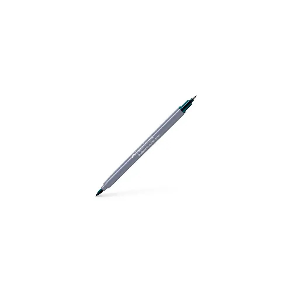 Faber-Castell, Markers, Art & School, AquaDual, 626641, Deep Cobalt Green